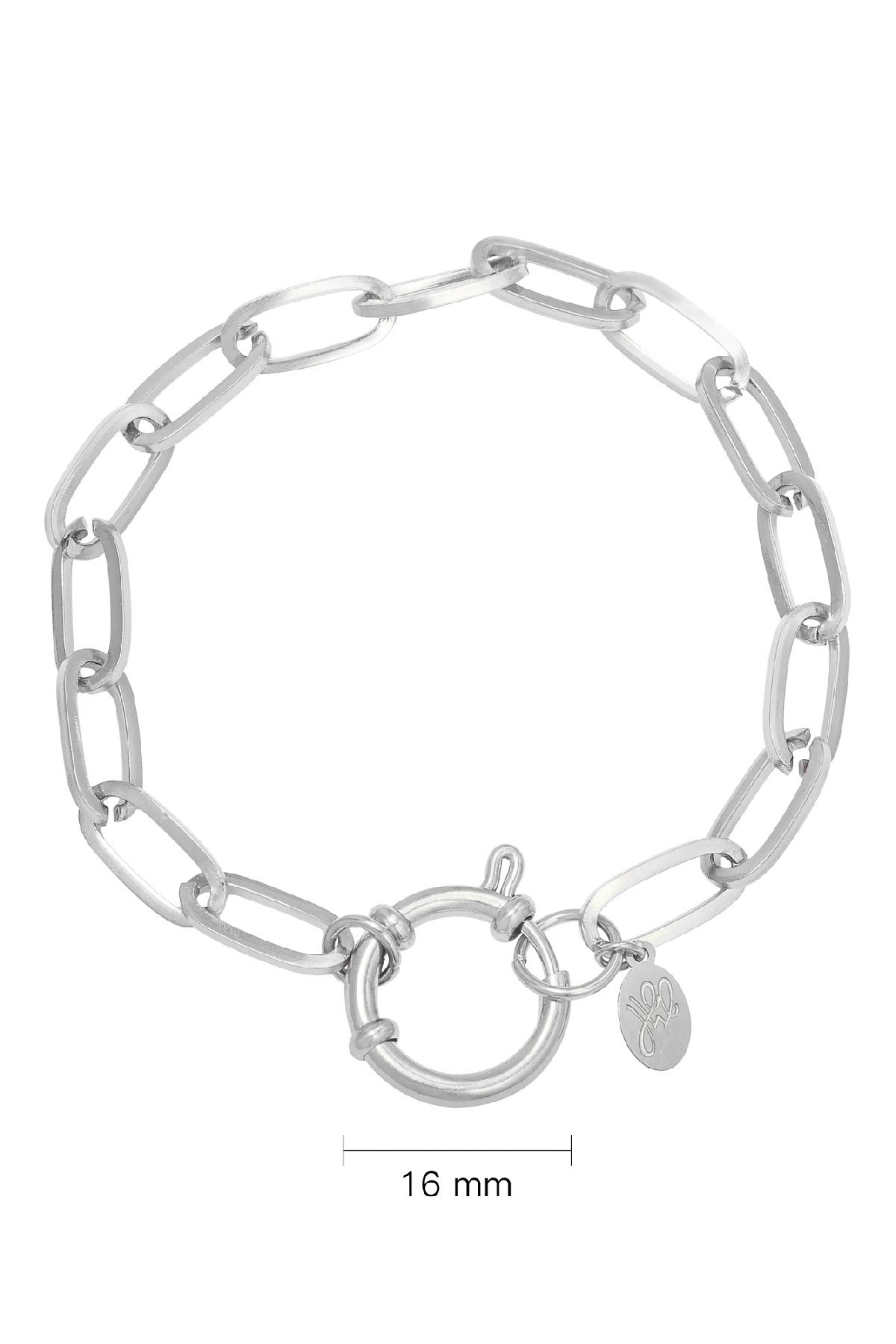 Bracelet Chain Eve Silver Stainless Steel Picture2